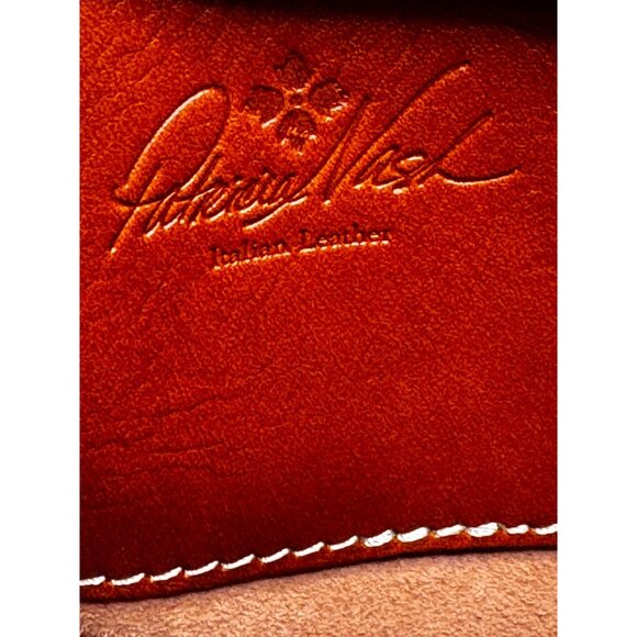 Patricia Nash Italian Leather Saddle Bag Tooled Floral Crossbody Western Boho - Picture 3 of 16